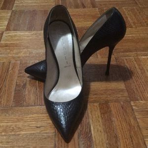 Black Casadei leather pumps